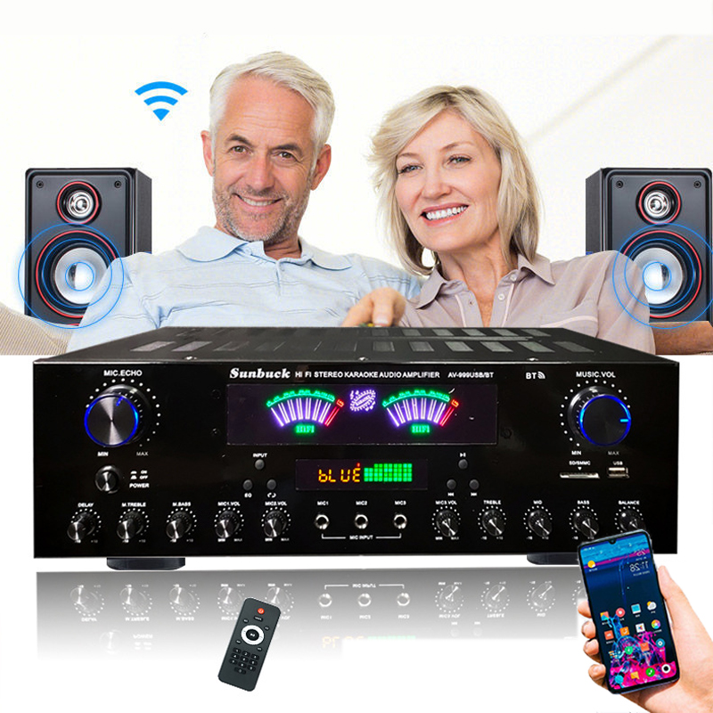 Home Cinema Bluetooth - Amplificadores digitales Bluetooth HiFi pantalla dinámica