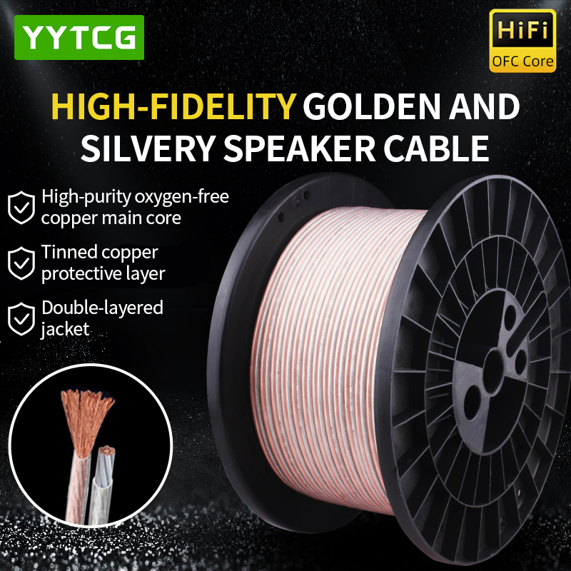 Home Cinema Ampli - YYTCG DIY Cable de Audio HIFI