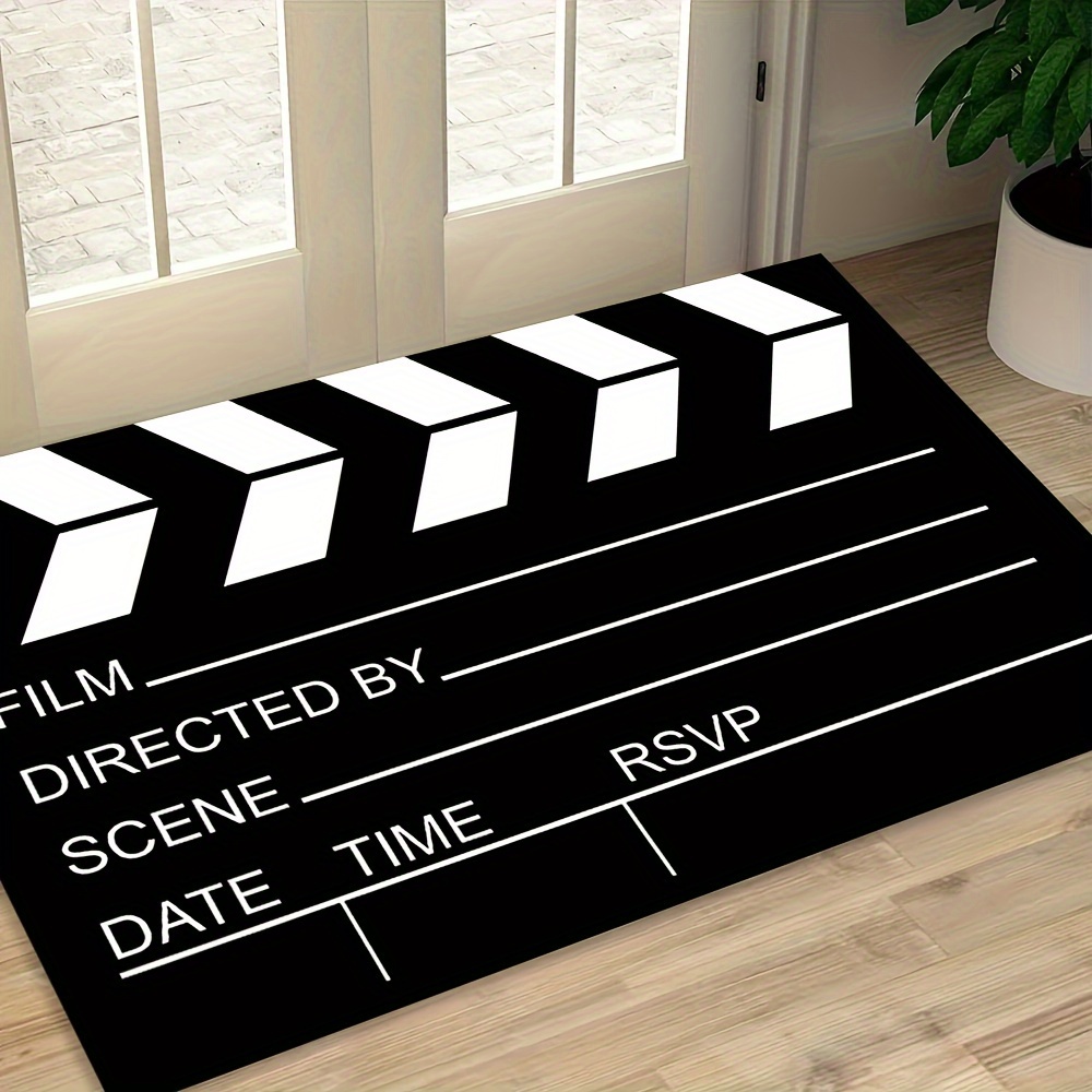 Home Cinema Furniture - Alfombra creativa con diseño de clapetón