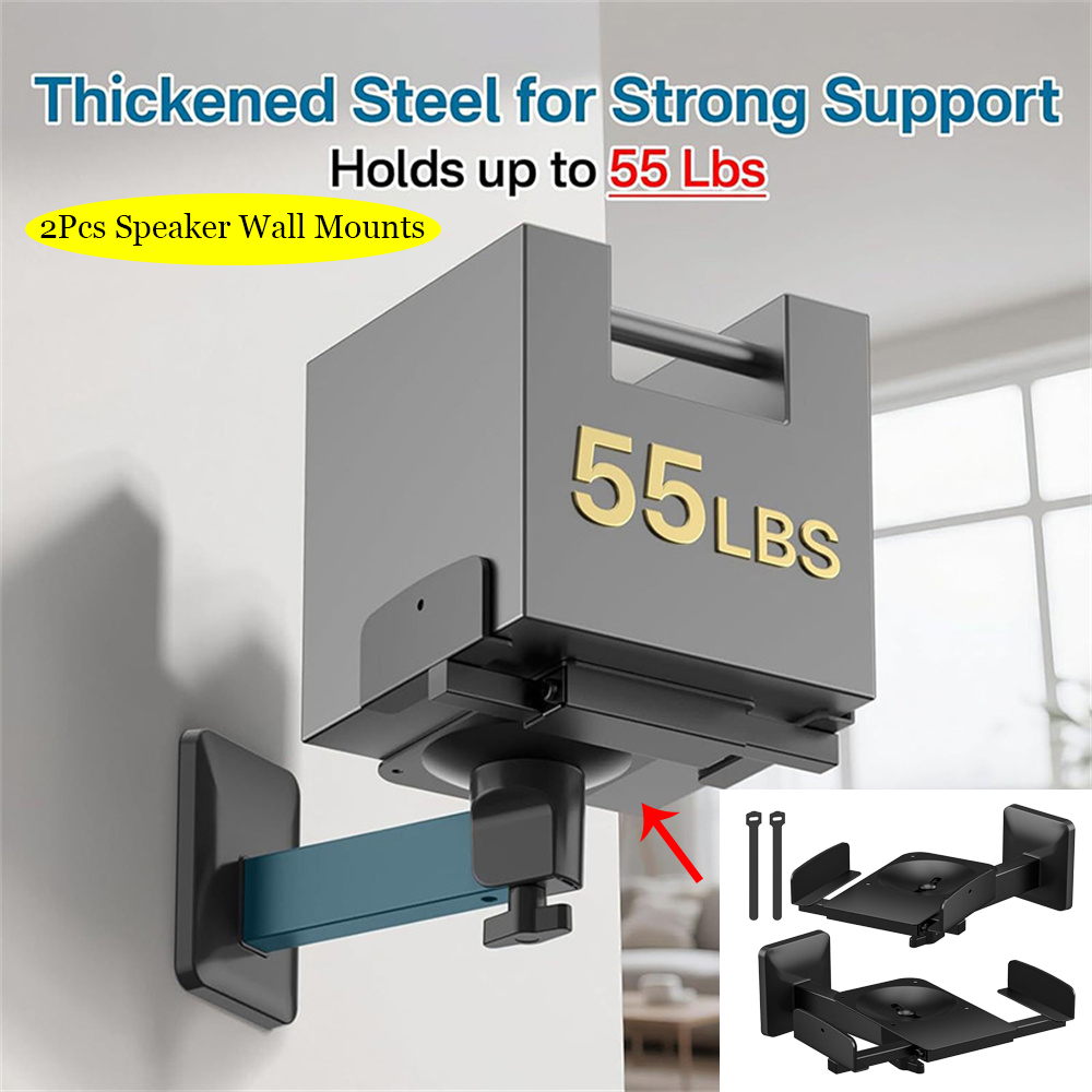 Wall Mount Speaker - Altavoz de doble abrazadera, montaje en