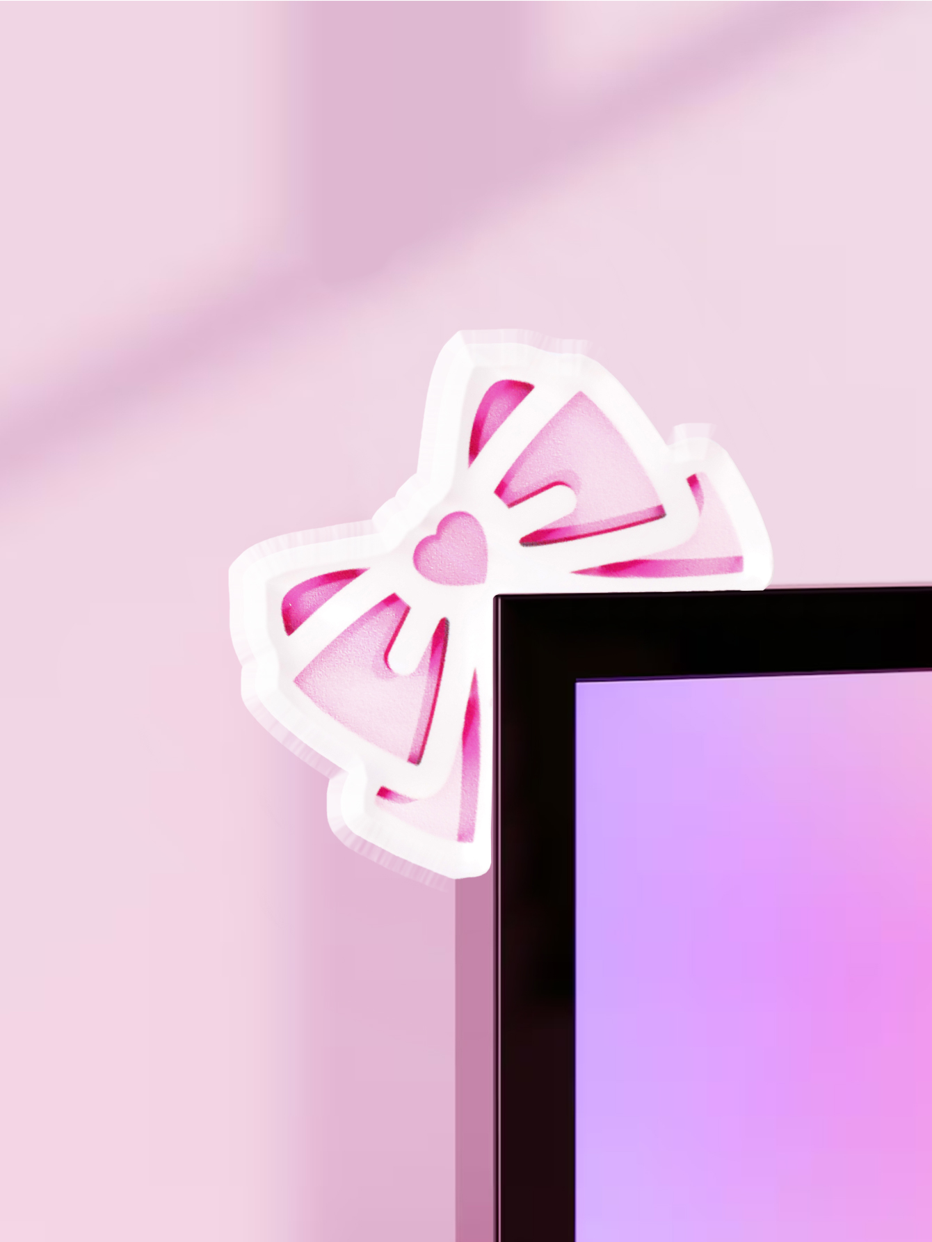 Home Cinema Pc - Decoración de Monitor de arco Kawaii,