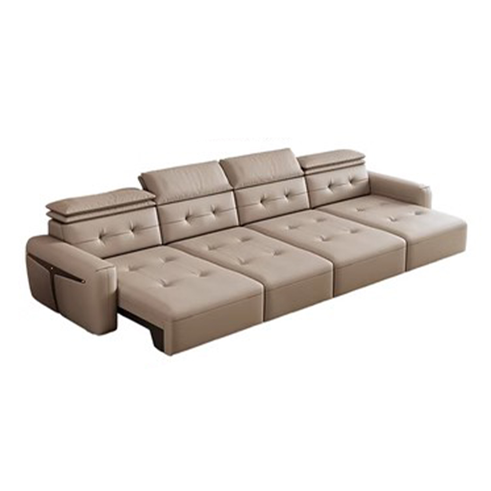 Home Cinema Furniture - Sofá Cama Eléctrico de Cuero Genuino