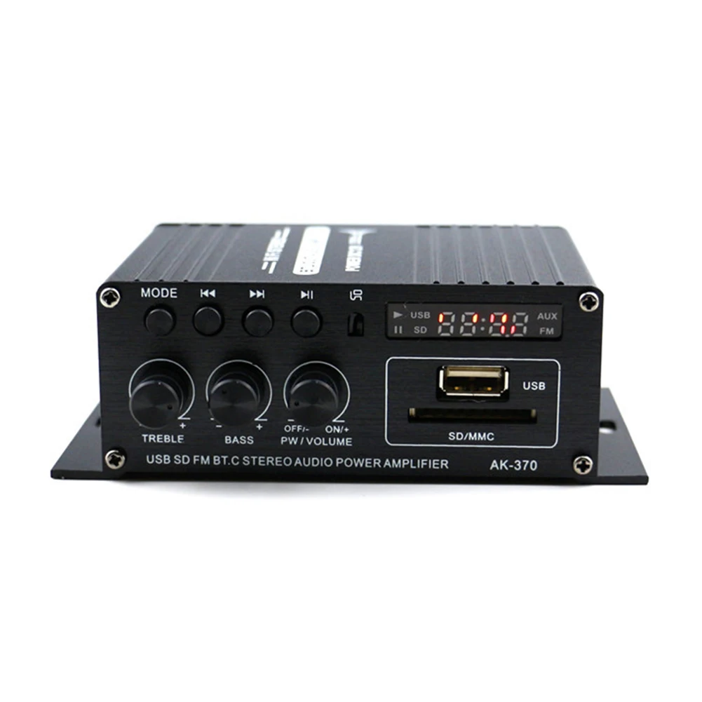 Amplificador Bluetooth AK-370, - Home Cinema Bluetooth reseña y precio