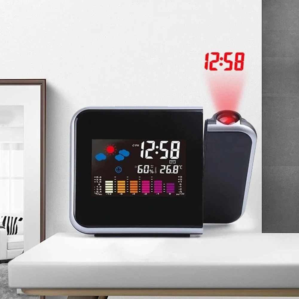 Reloj Despertador LED con Proy - Home Cinema Led reseña y precio