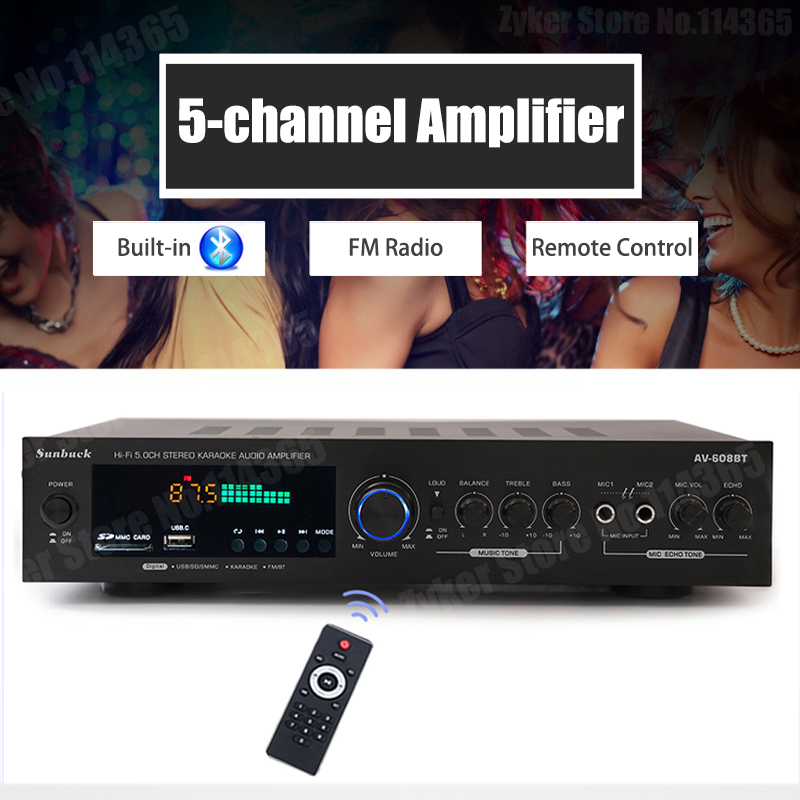 Amplificadores digitales Bluet - Home Cinema Bluetooth reseña y precio