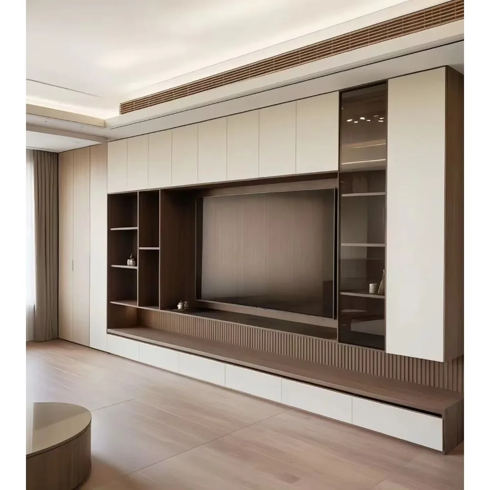 Mueble de TV Bajo de Madera Mo - Home Cinema Furniture reseña y precio