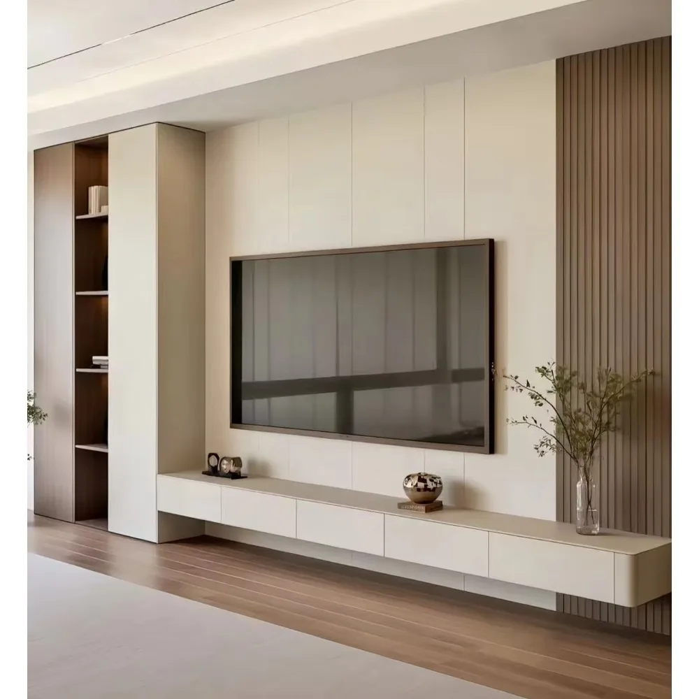 Mueble de TV Bajo de Madera Mo - Home Cinema Furniture reseña y precio