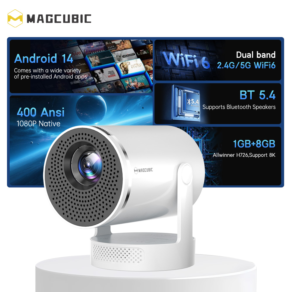 Proyector Magcubic Android 14  - Home Cinema Complet reseña y precio