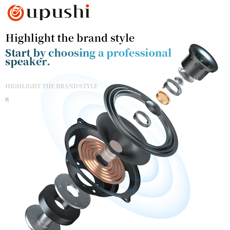 Oupushi-sistema de audio monta - Wall Mount Speaker reseña y precio