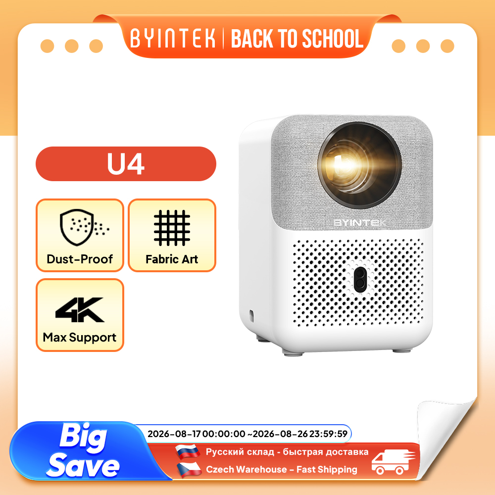 Mini Proyector BYINTEK Full HD - Home Cinema Bluetooth reseña y precio