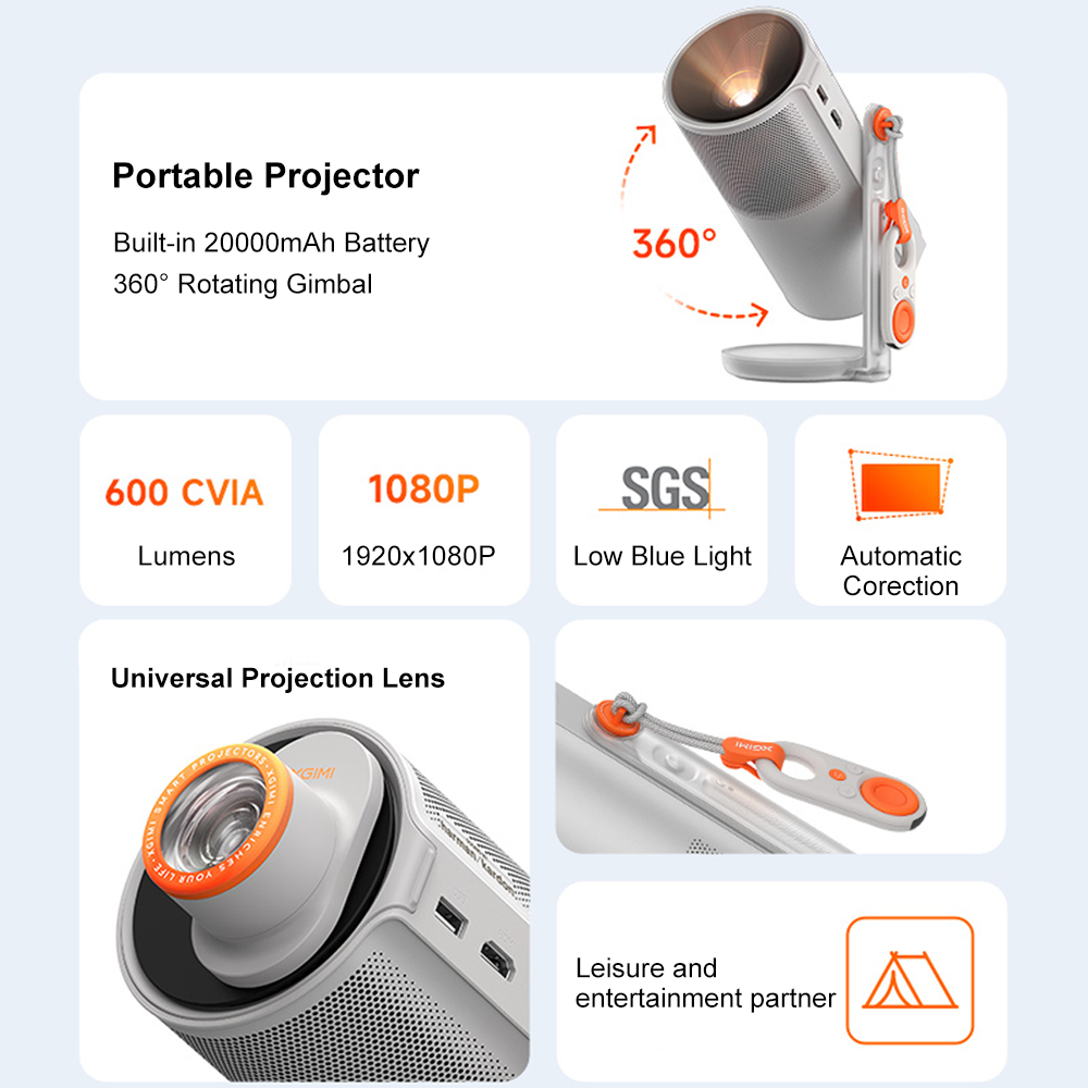 Mini Proyector DLP XGIMI Play  - Home Cinema Harman Kardon reseña y precio