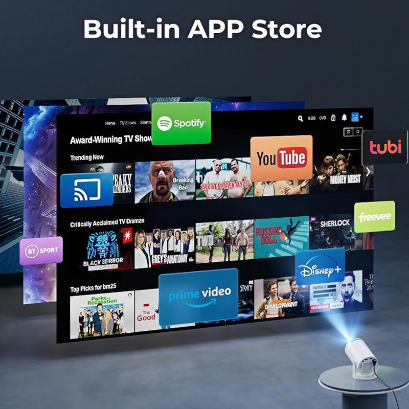 Proyector Portátil HY300Pro 4K - Home Cinema Bluetooth reseña y precio