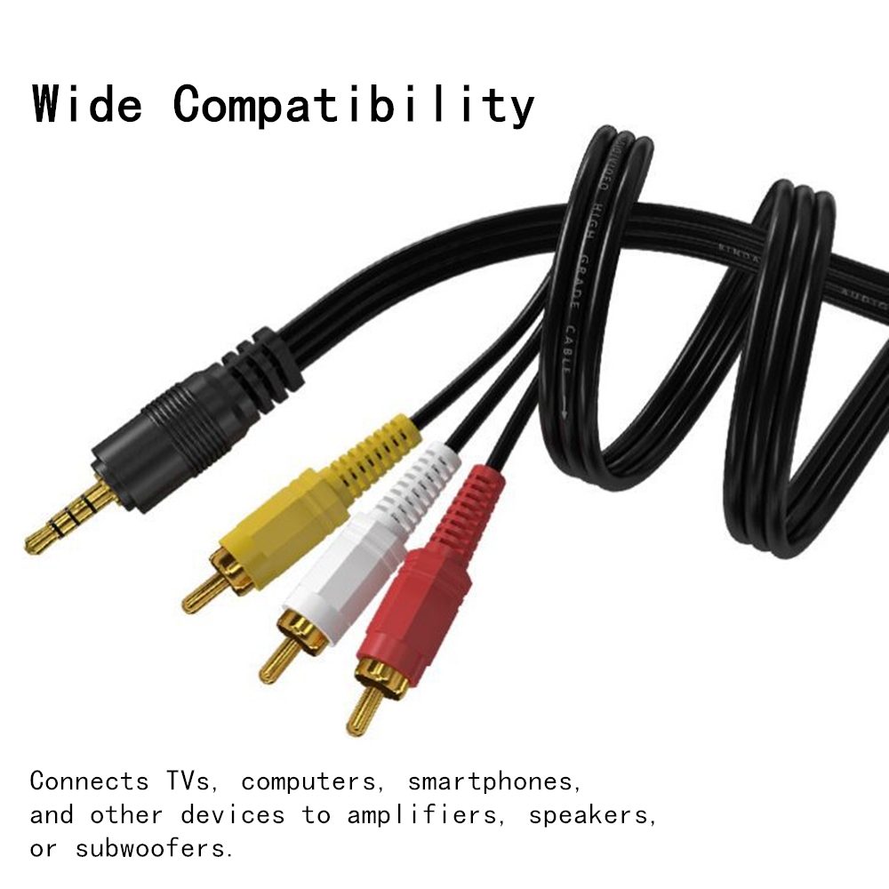 Cable de Audio y vídeo RCA de  - Home Cinema Ampli reseña y precio