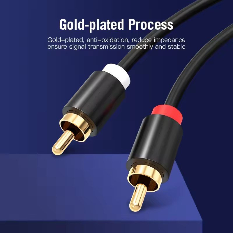 Cable RCA estéreo HIFI, Cable  - Home Cinema Ampli reseña y precio