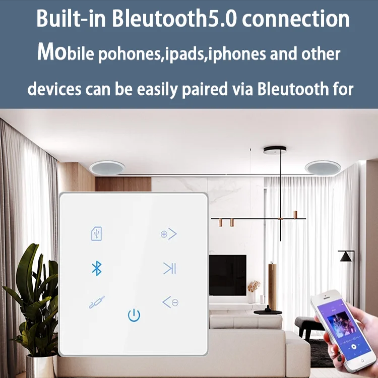AMPLIFICADOR DE PARED Bluetoot - Home Cinema Bluetooth reseña y precio