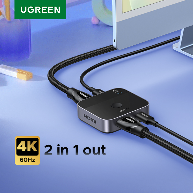UGREEN HDMI USB C Switch 2 en  - Home Cinema Pc reseña y precio