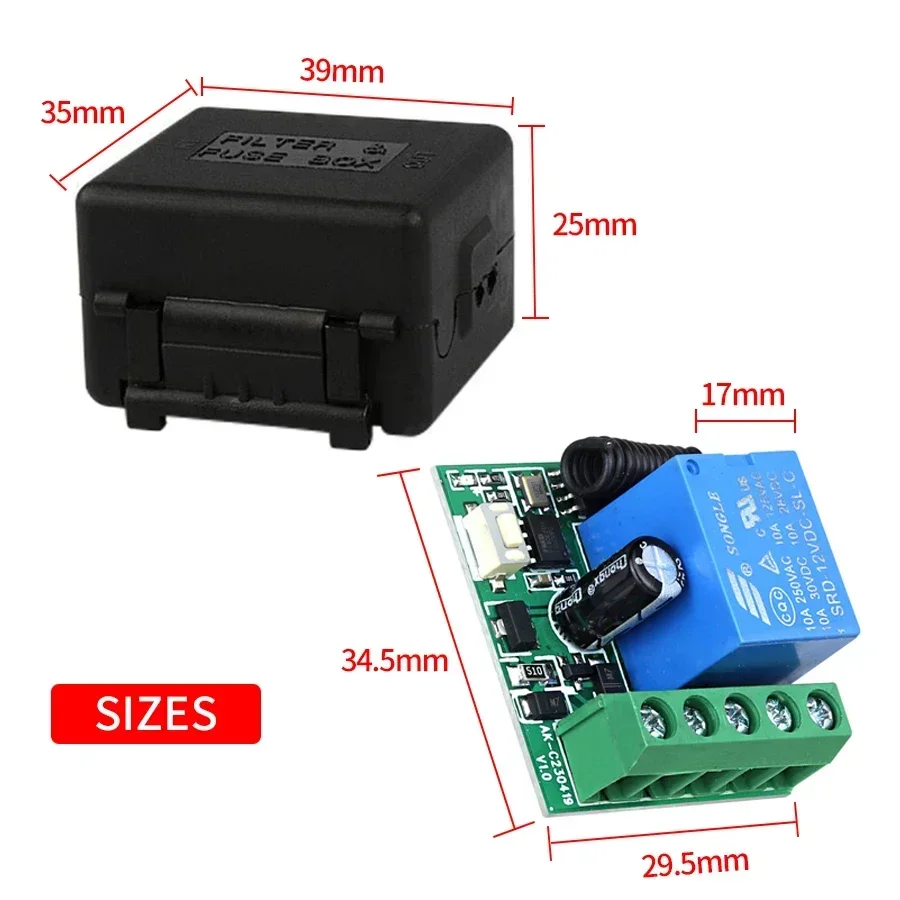 DC 12V Control remoto interrup - Universal Remote Control reseña y precio