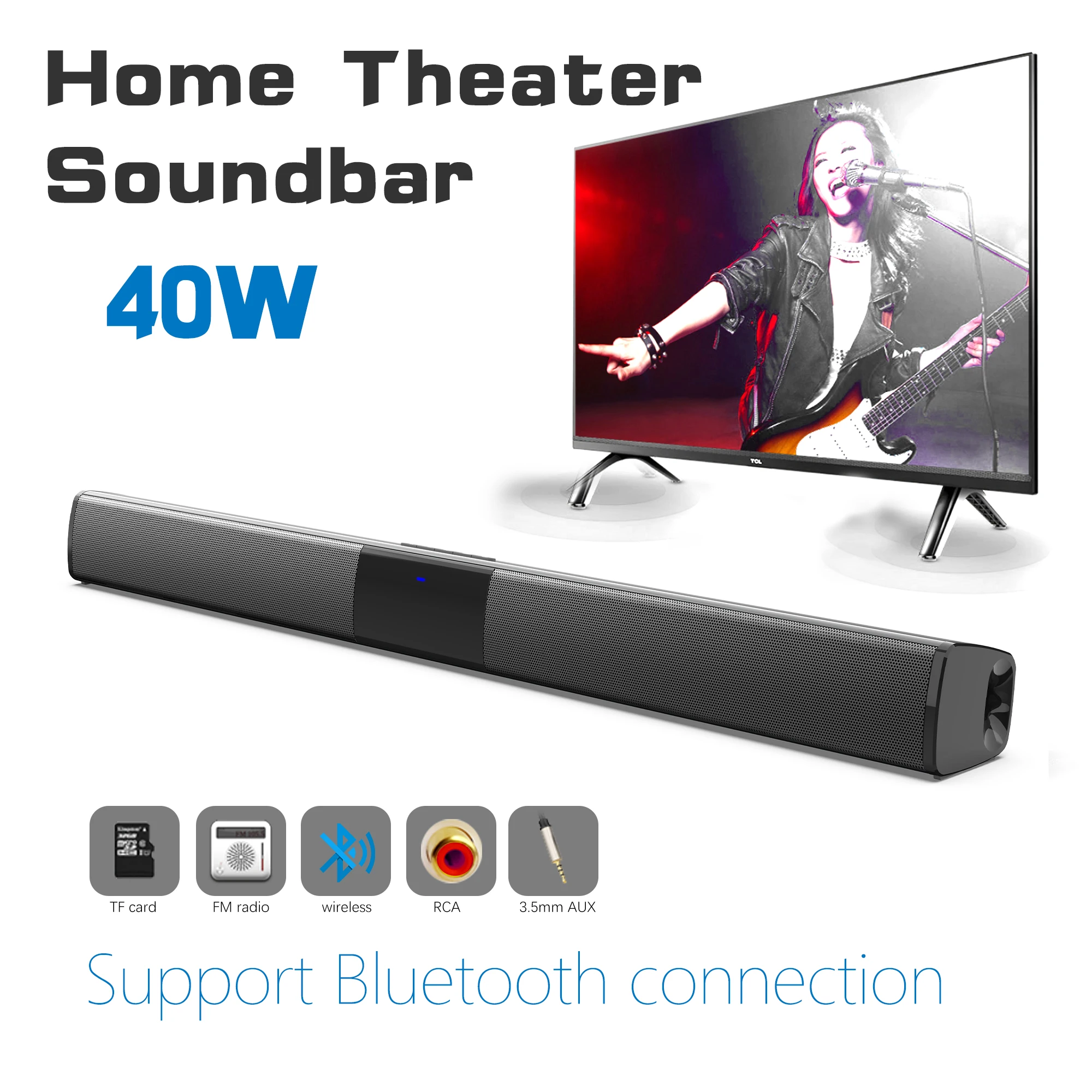 Barra de sonido de alta potenc - Home Cinema Complet reseña y precio