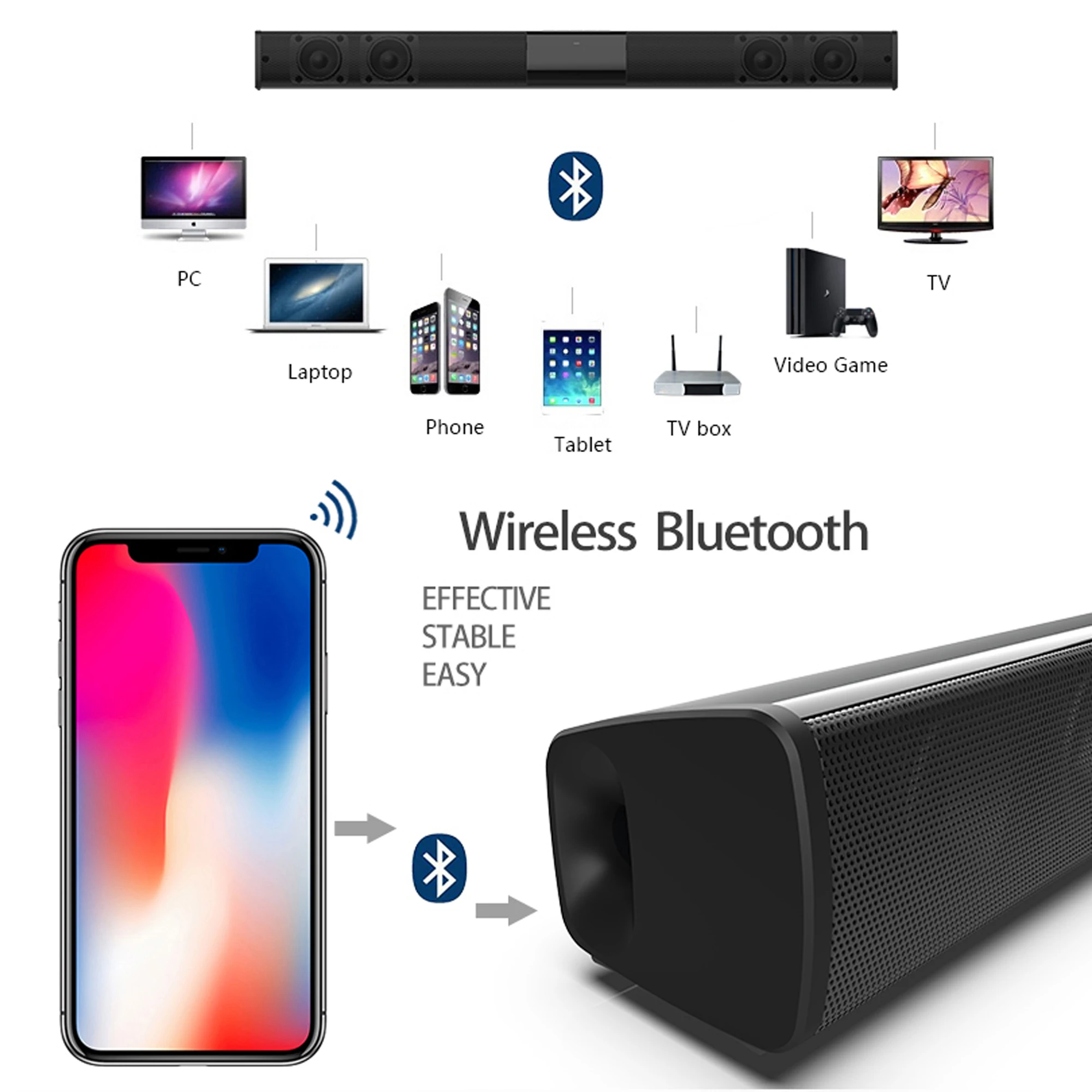 Barra de sonido de alta potenc - Home Cinema Complet reseña y precio
