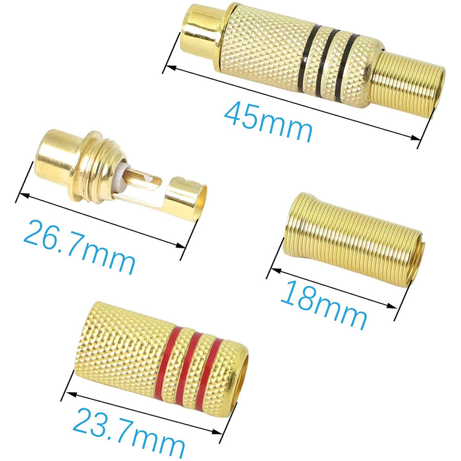 Conector de Audio y Video RCA  - Home Cinema Ampli reseña y precio